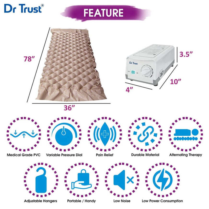 Dr Trust bubble mattress features